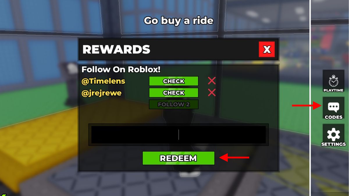 Resgatar Códigos Steal a Ride