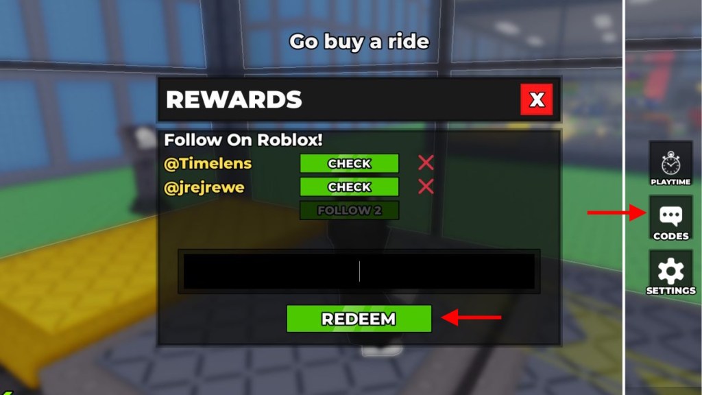 Redeem Steal a Ride Codes