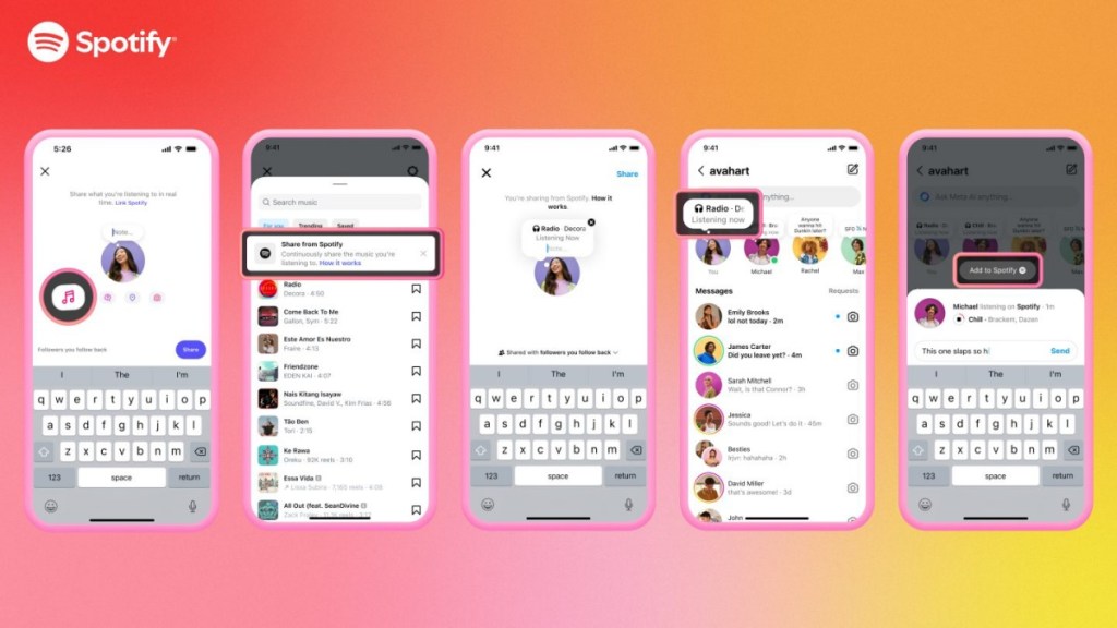 Sharing Spotify Songs on Instagram Notes