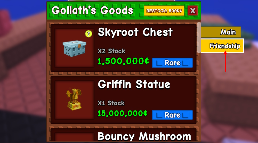 Skyroot Chest in Friendship Shop