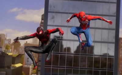 Miles and Peter from Spider-Man 2