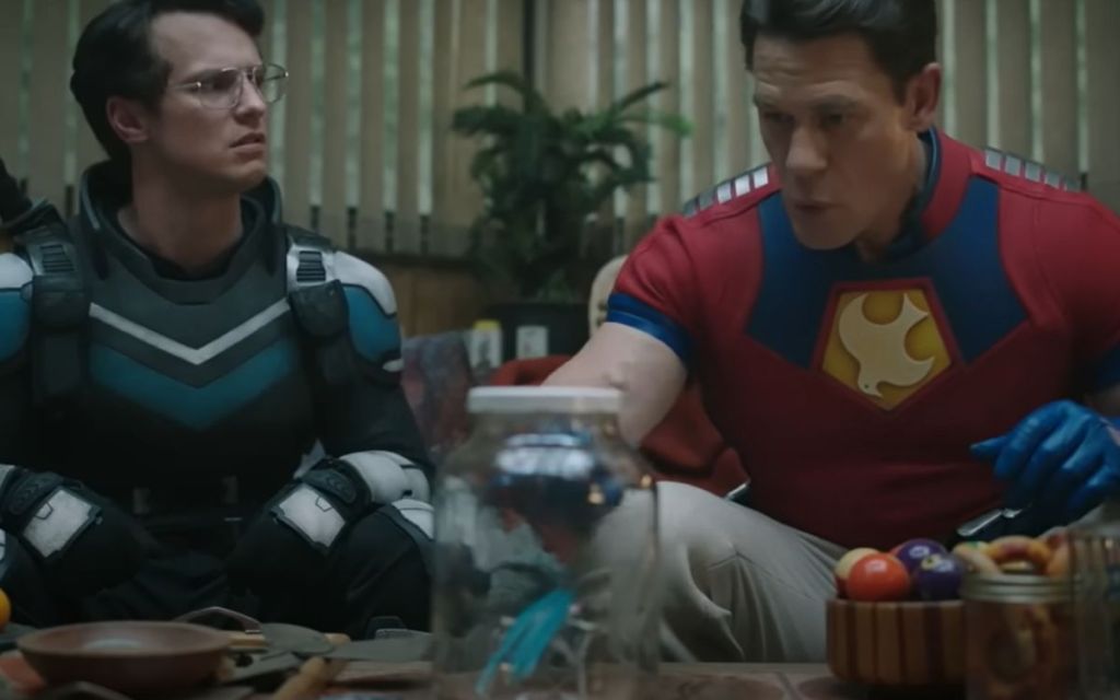 Vigilante, Peacemaker and Goff in Peacemaker Season 1