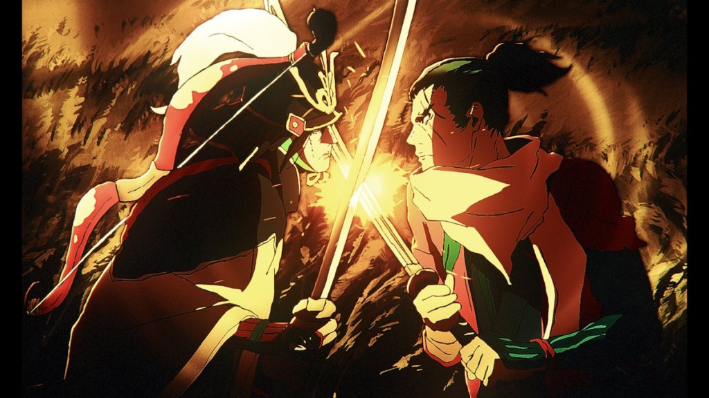Wolf vs Genichiro in Sekiro anime