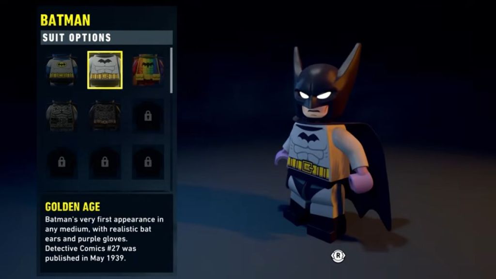 LEGO Batman Golden Age Suit