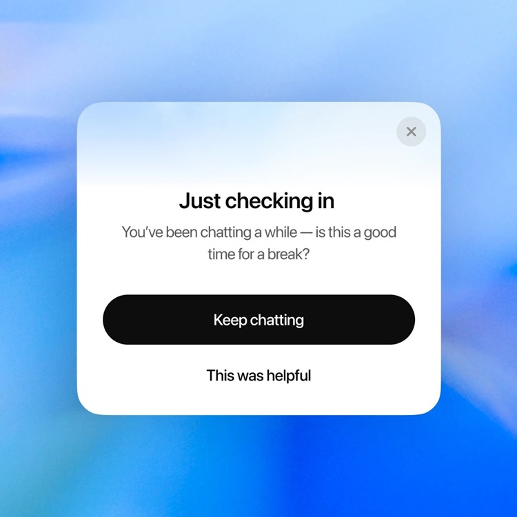 break reminders in chatgpt