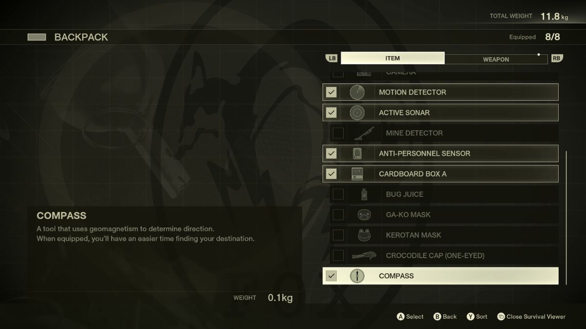 MGS Delta Compass Item Backpack