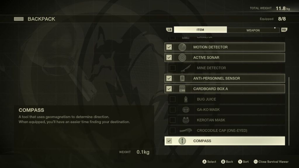 MGS Delta Compass Item Backpack