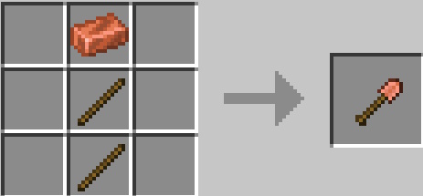 copper shovel recipe