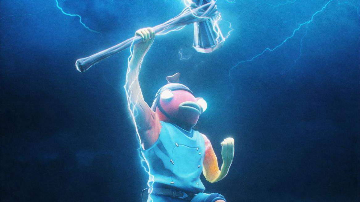 Fishstick in Fortnite as Thor