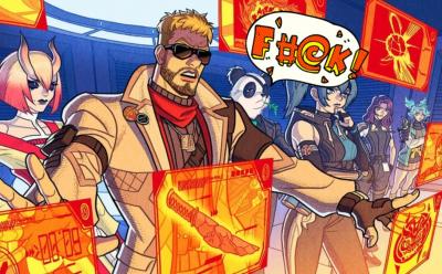 Fortnite characters and F Bomb