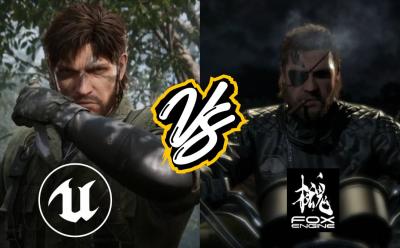 MGS Delta vs MGS V in different engines