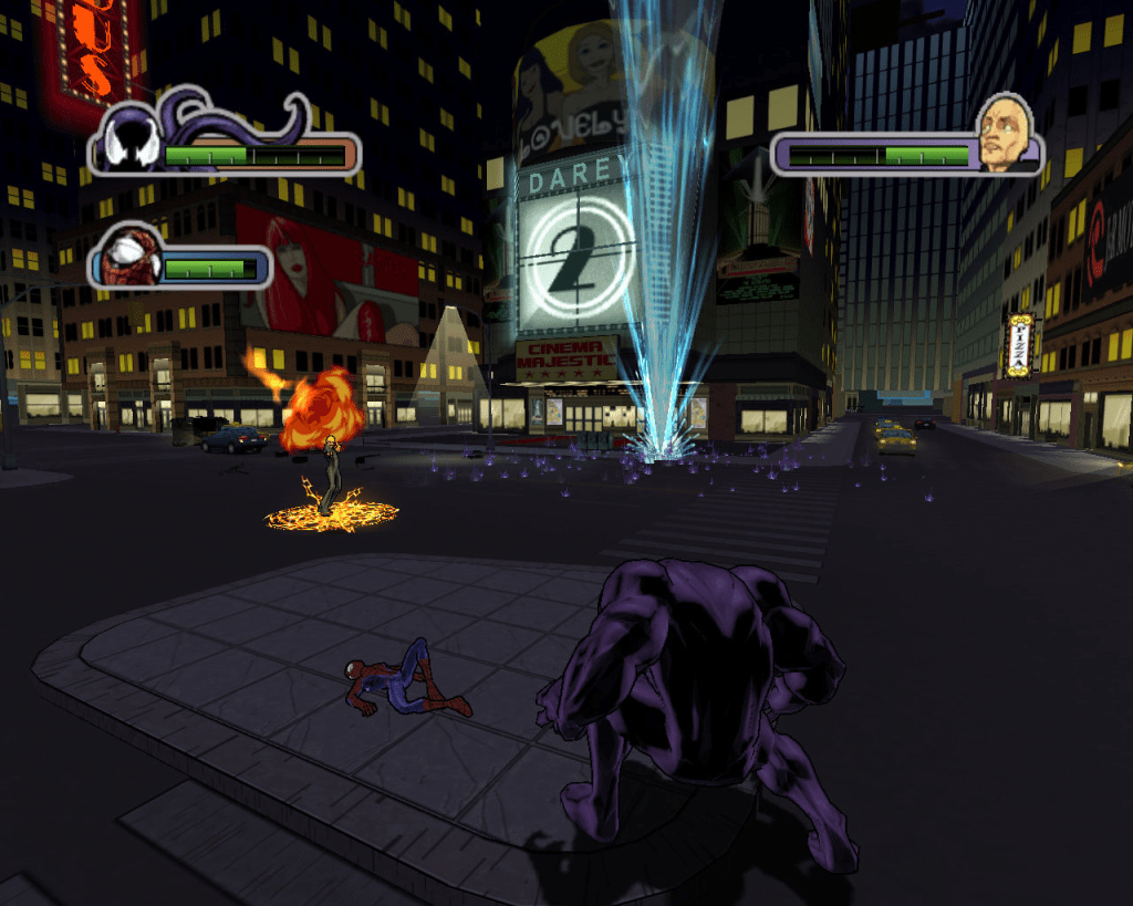 Venom vs Electro in Ultimate Spider-Man