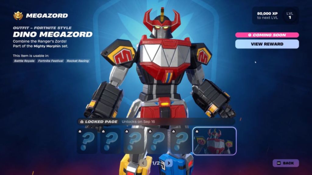 Megazord Fortnite Battle Pass