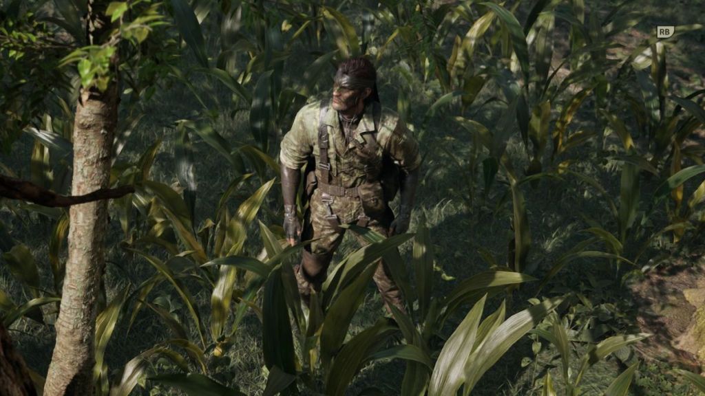 Snake in Jungle in MGS Delta