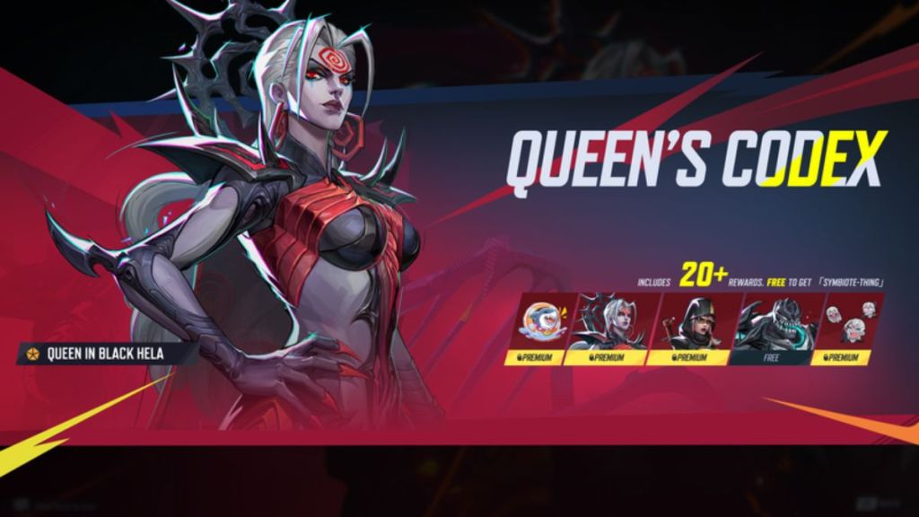 Marvel Rivals Queen's Codex pass