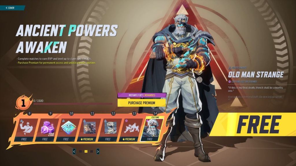 Marvel Rivals Old Man Strange