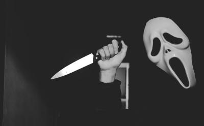 Ghost face in Scream