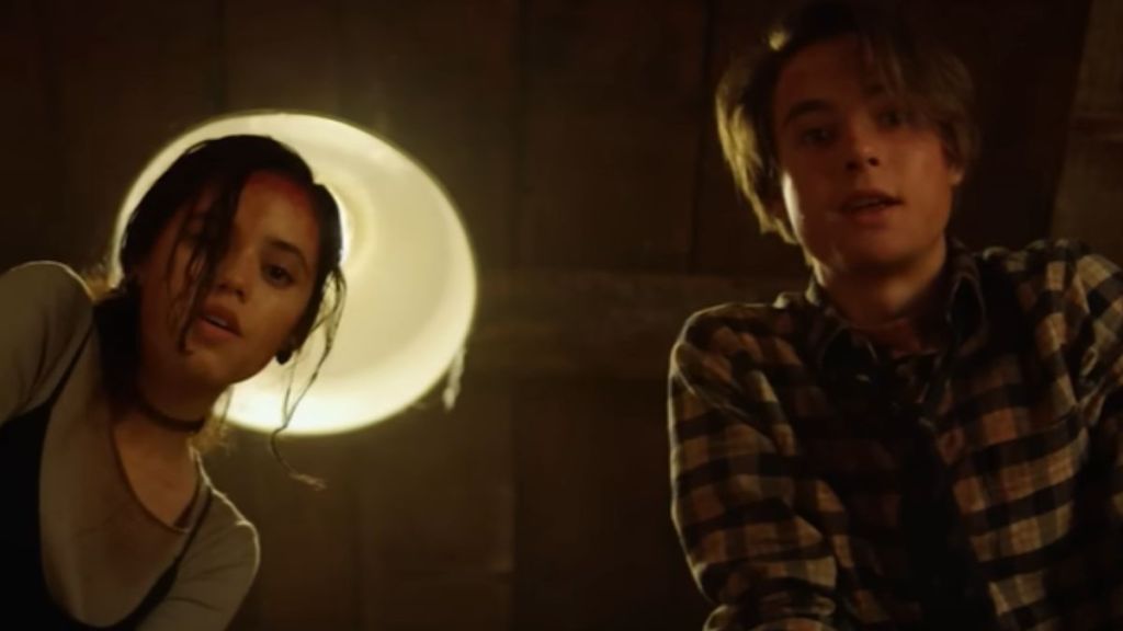 Jenna Ortega and Judah Lewis in The Babysitter: Killer Queen
