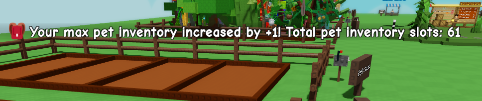 using pet pouch in grow a garden