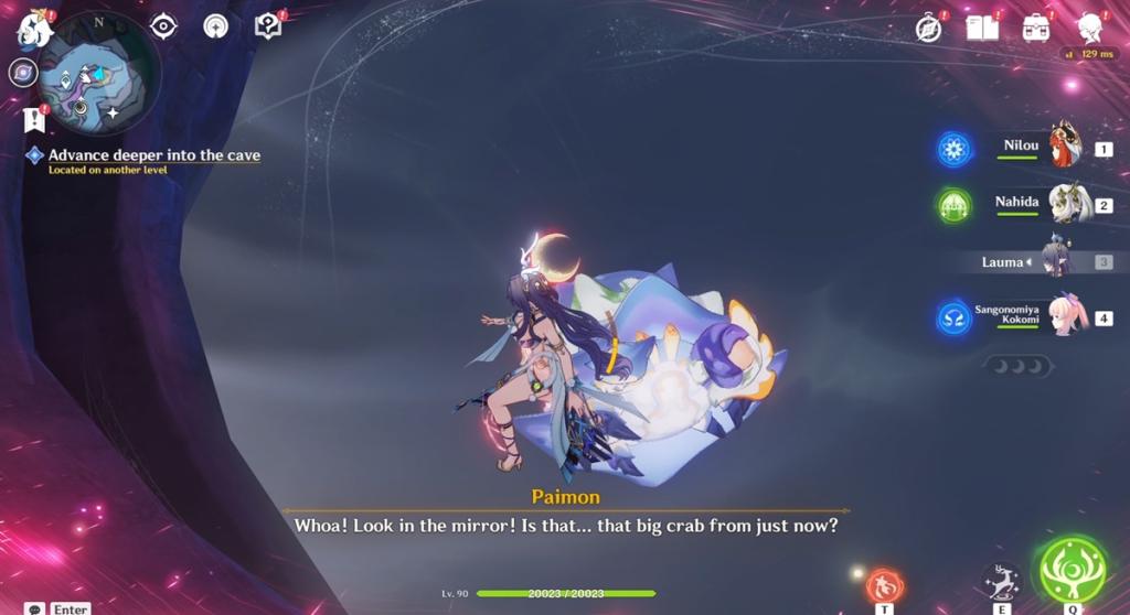 Advance deeper into the Cave Genshin Impact Nodkrai
