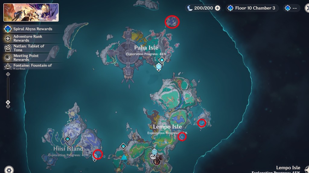 All Frostlamp Flower locations in Genshin Impact Nod-krai