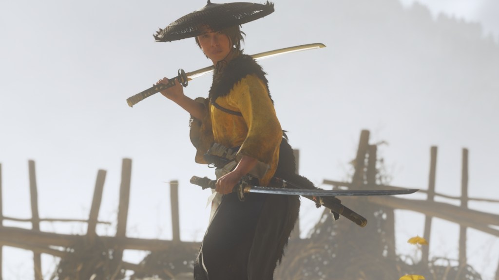 Atsu with dual katanas