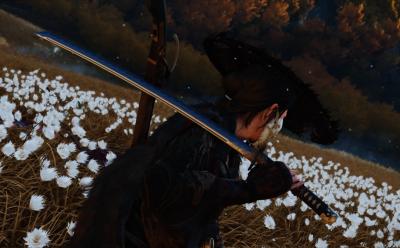 Atsu's Katana in Ghost of Yotei