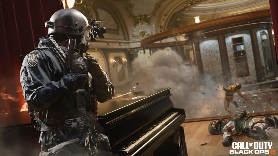 Operator holding a position in Black Ops 6