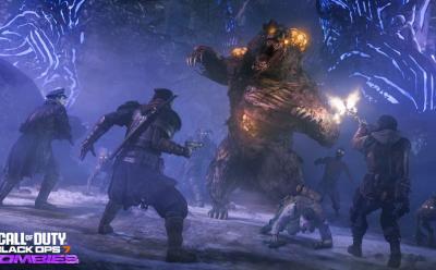 Fighting the Zursa in Black Ops 7 Zombies