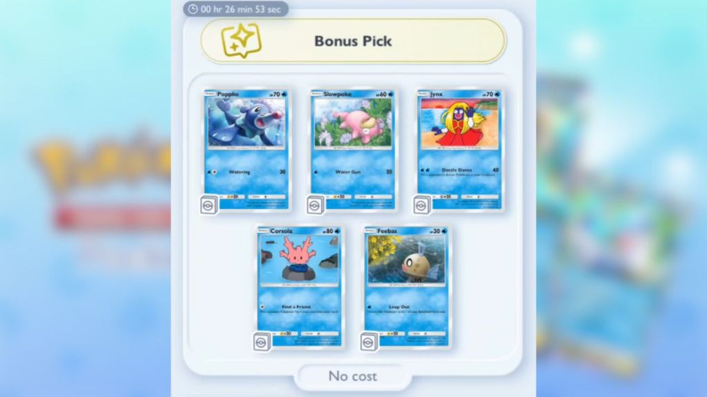 Bonus Pick