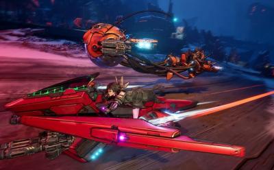 Vault Hunters driving in Borderlands 4