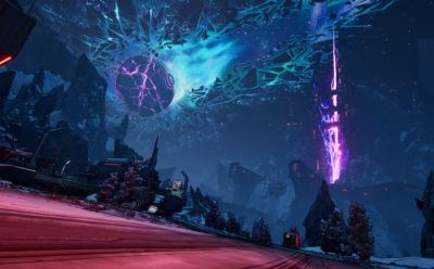 View of a skybox from Borderlands 4