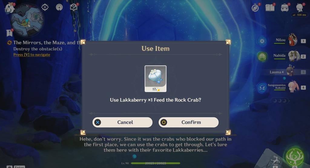 Catch up to the Crab Tsar and Destroy the Obstacles Genshin Impact