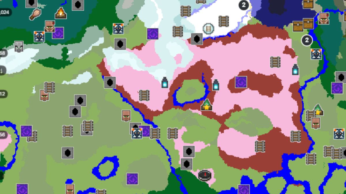 Cherry Grove Valley with Dappled Forest map