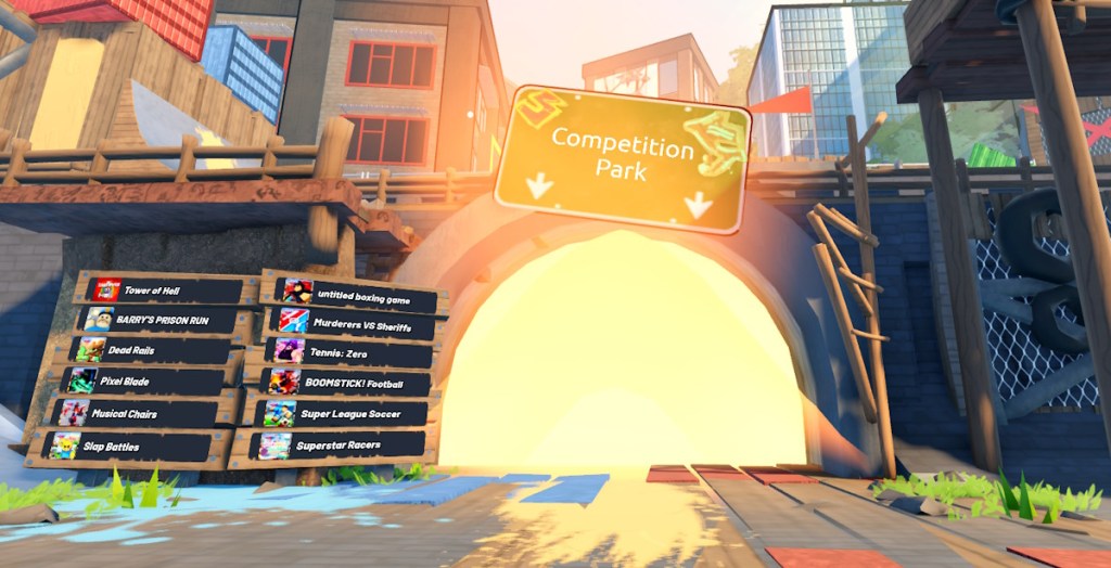 Competition Park in Takeover Roblox
