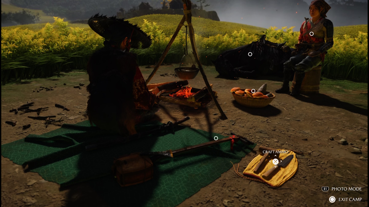 Crafting ammo at camp