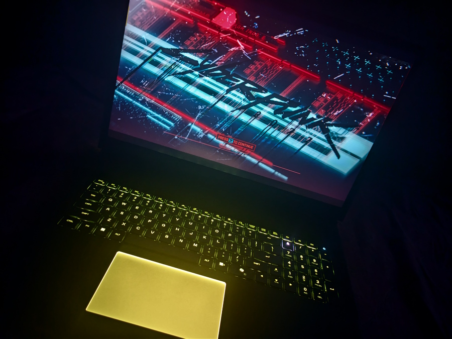 Display in Area 51 laptop