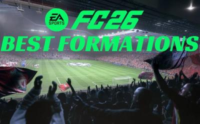 EA FC 26 logo and an in-game look at Anfield