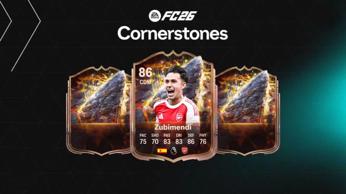 EA FC 26 Cornerstones Martin Zubimendi card
