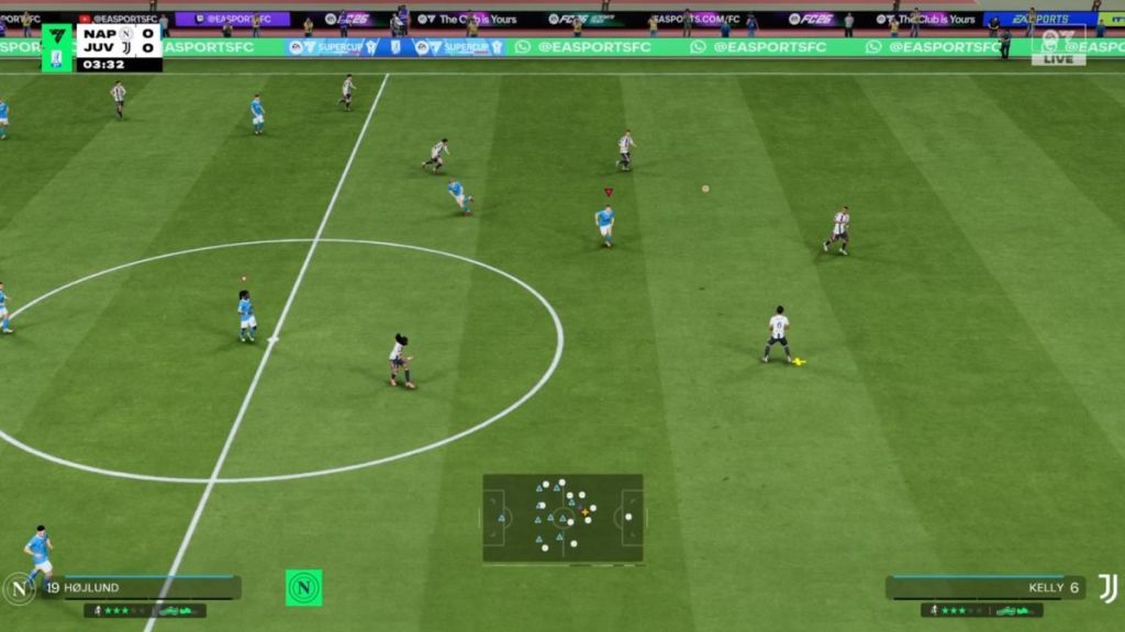 Napoli vs Juventus in EA FC 26