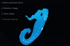 Electric Blue Seahorse