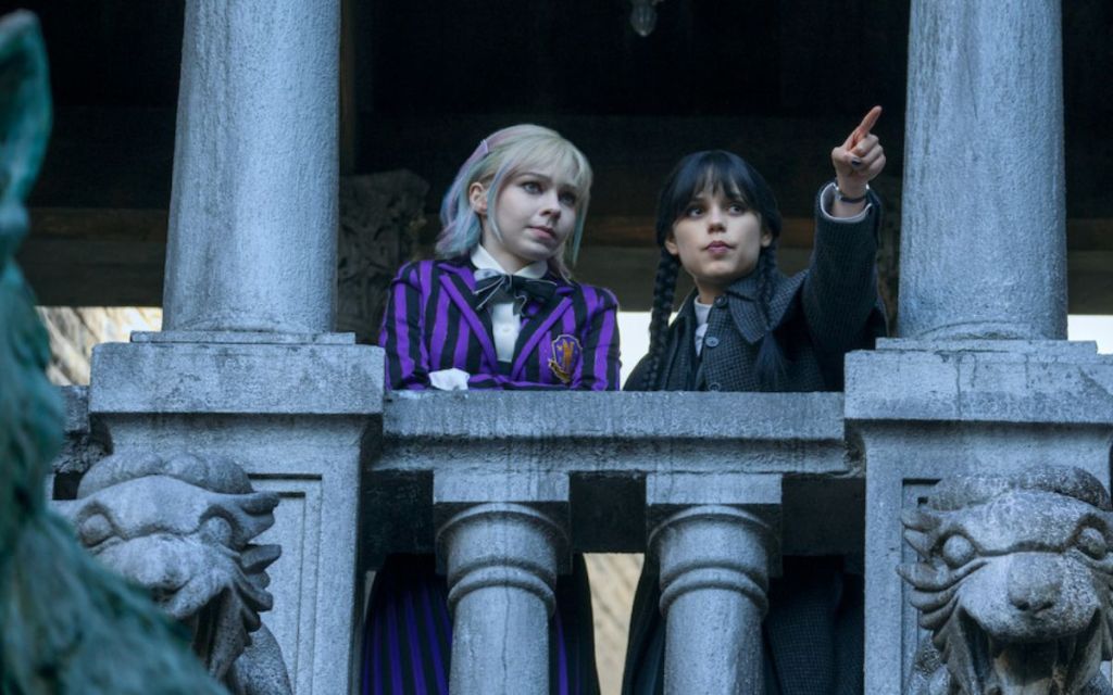 Enid and Wednesday in Season 2