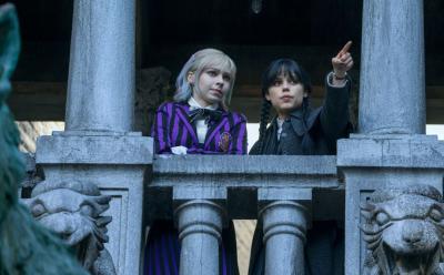 Enid and Wednesday in Season 2