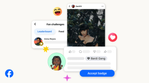 Facebook Tries to Be the Cool Kid with Fan Challenges and Custom Badges