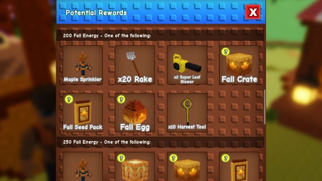 Fall Energy Rewards