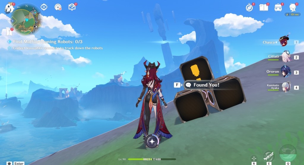 Find robots in Clink Clank Clash event