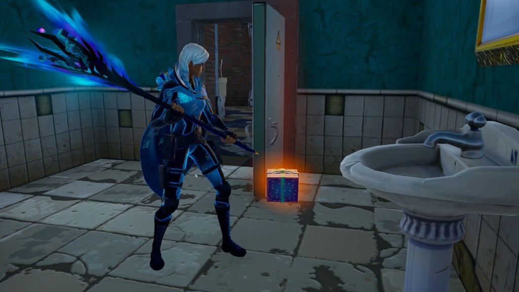 Fortnite Birthday Present floor loot