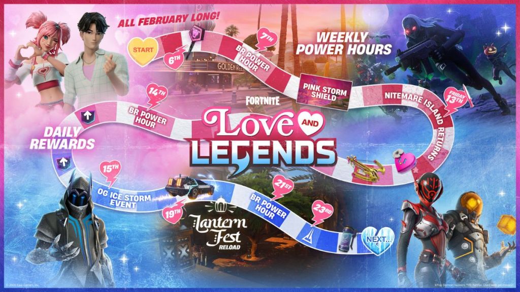 Fortnite Love and Legends Event