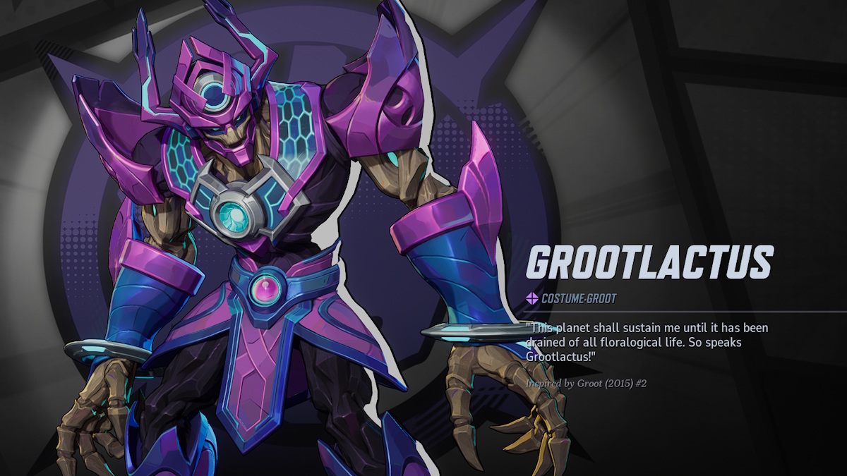 Groot Grootlactus skin in Marvel Rivals