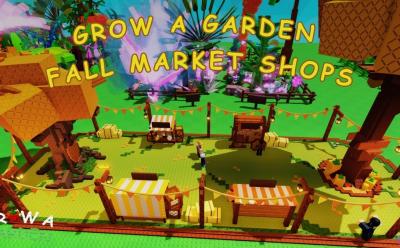 Grow a Garden Fall Market Shops